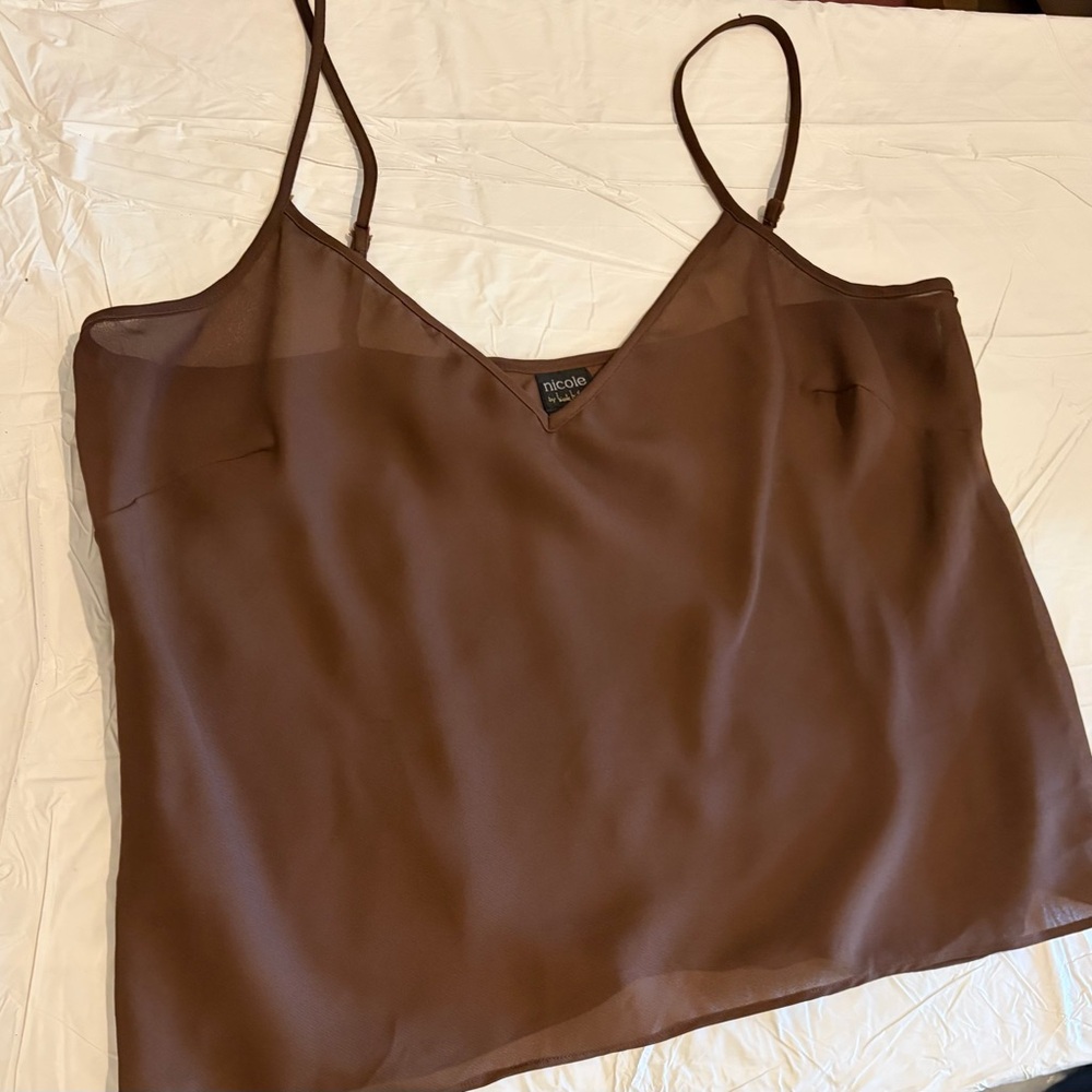 Nicole by Nicole Miller Chocolate Camisole